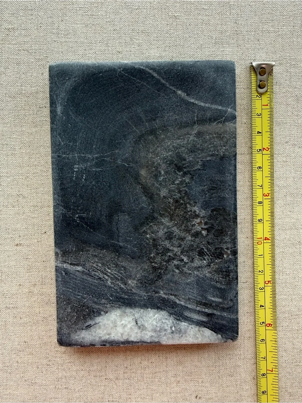 Black Marble Soap Dish Natural Stone Modern Bathroom Decor